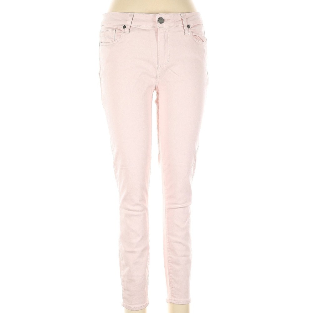 PAIGE Women's Verdugo‎ Crop Jeans Size 30 (US 10) Pink Blush Rosebud Mid Rise